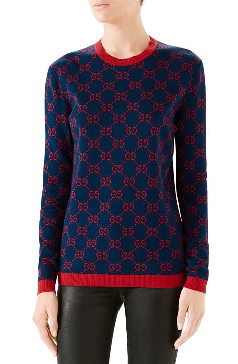 gucci jacquard sweater|gucci color sweater.